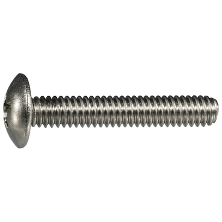 Midwest Fastener #8-32 x 1 in Phillips Truss Machine Screw, Plain 18-8 Stainless Steel, 10 PK 33895